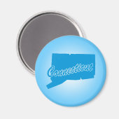 Staat Connecticut Magnet (Vorderseite/Rückseite)