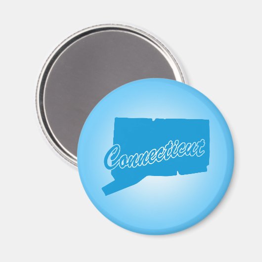 Staat Connecticut Magnet (Vorderseite/Rückseite)