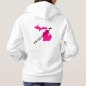 Staat/Damenbasisches Hooded Sweatshirt/Michigan Hoodie (Rückseite)