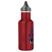 Staat Delaware Picture und USA Flag Text Edelstahlflasche (Links)
