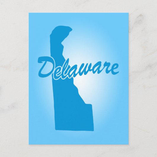 Staat Delaware Postkarte (Vorderseite)