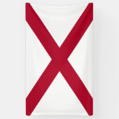 Staat der Alabama-Flagge Banner (Vertikal)
