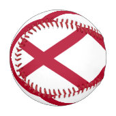 Staat der Alabama-Flagge Baseball (Vorderseite Links)