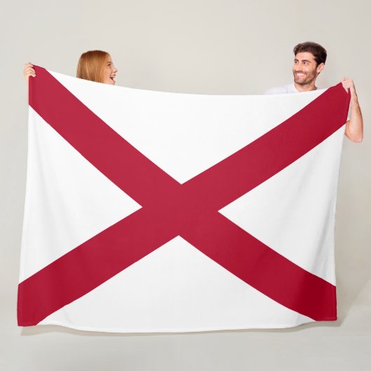 Staat der Alabama-Flagge Fleecedecke (Beispiel)