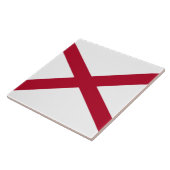 Staat der Alabama-Flagge Fliese (Seite)