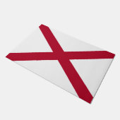 Staat der Alabama-Flagge Fußmatte (Schrägansicht)
