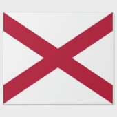 Staat der Alabama-Flagge Geschenkpapier (Flach)