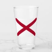 Staat der Alabama-Flagge Glas (Vorderseite)