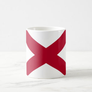 Staat der Alabama-Flagge Kaffeetasse