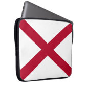 Staat der Alabama-Flagge Laptopschutzhülle (Vorne Rechts)