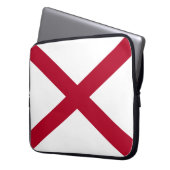 Staat der Alabama-Flagge Laptopschutzhülle (Vorderseite Links)
