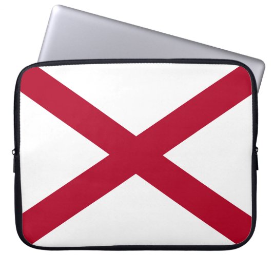 Staat der Alabama-Flagge Laptopschutzhülle (Vorderseite)