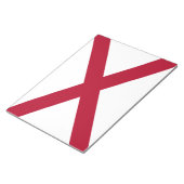 Staat der Alabama-Flagge Notizblock (angewinkelt)