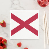Staat der Alabama-Flagge Serviette (Beispiel)