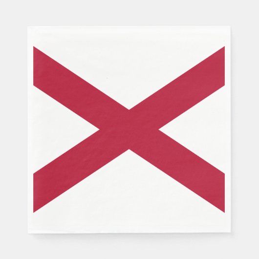 Staat der Alabama-Flagge Serviette (Vorderseite)