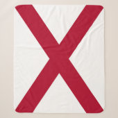 Staat der Alabama-Flagge Sherpadecke (Vorderseite)