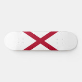 Staat der Alabama-Flagge Skateboard (Horizontal)