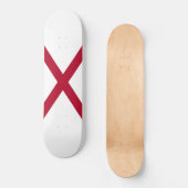 Staat der Alabama-Flagge Skateboard (Vorderseite)
