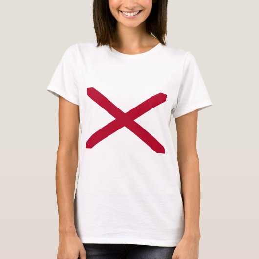 Staat der Alabama-Flagge T-Shirt (Vorderseite)