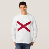 Staat der Alabama-Flagge T-Shirt (Vorne ganz)