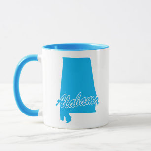 Staat der Alabamform Tasse