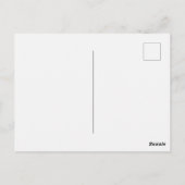 Staat der Alaska Karte Postkarte (Rückseite)