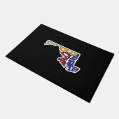 Staat der Alten Linie - Maryland Fußmatte (Schrägansicht)