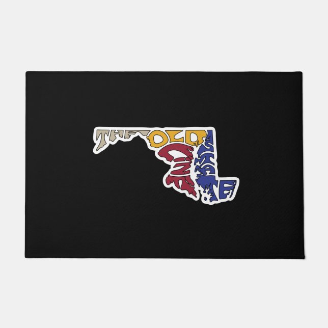 Staat der Alten Linie - Maryland Fußmatte (Vorderseite)