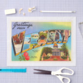 Staat der alten Vintagen Reise-Andenkens Vermont Seidenpapier (Handwerk)