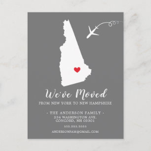 Staat der Ankündigung verschieben NEUE HAMPSHIRE-P Postkarte