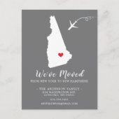 Staat der Ankündigung verschieben NEUE HAMPSHIRE-P Postkarte (Vorderseite)