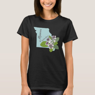 Staat der Blume Missouri am Hawthorn T-Shirt