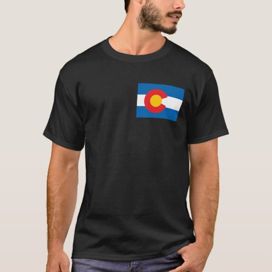 Staat der Colorado-Flagge T-Shirt (Vorderseite)