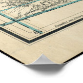 Staat der Colorado Karte Poster (Ecke)