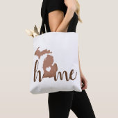 Staat der Copper-Silhouette "Zuhause" von Michigan Tasche (Von Nahem)