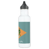 Staat der Delaware-Flagge Edelstahlflasche (Rechts)