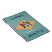 Staat der Delaware-Flagge Notizblock (Rechte Seite)