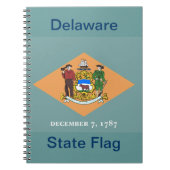 Staat der Delaware-Flagge Notizblock (Vorderseite)