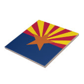 Staat der Flagge von Arizona Fliese (Seite)