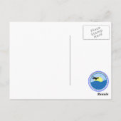 Staat der Flagge von Arizona Postkarte (Rückseite)