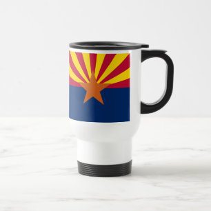 Staat der Flagge von Arizona Reisebecher