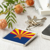 Staat der Flagge von Arizona Schlüsselanhänger (Seite)