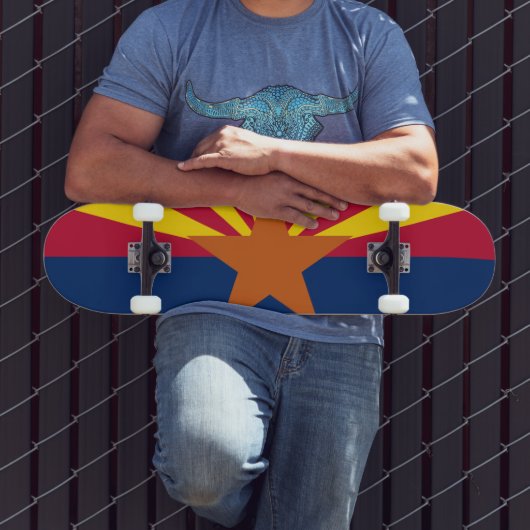 Staat der Flagge von Arizona Skateboard (Außenbereich 3)