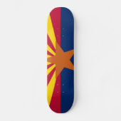 Staat der Flagge von Arizona Skateboard (Vorderseite)