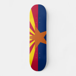 Staat der Flagge von Arizona Skateboard