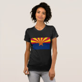 Staat der Flagge von Arizona T-Shirt (Vorne ganz)