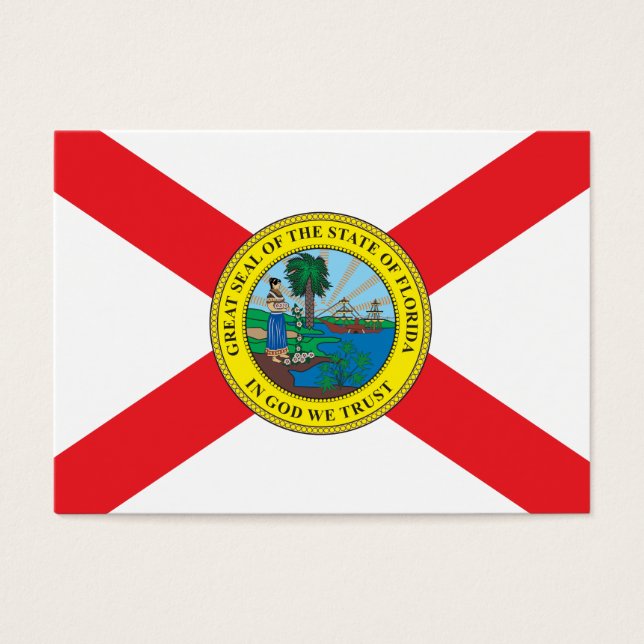 Staat der Flagge von Florida (Vorderseite)
