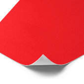 Staat der Flagge von Florida Poster (Ecke)