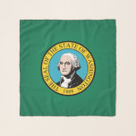 Staat der Flagge von Washington Schal<br><div class="desc">Stilvoller Staat des Washingtoner Fahnenschals.</div>