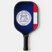 Staat der georgischen Flagge auf Pickleball-Paddel Pickleball Schläger (Rückseite)